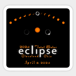 Total Solar Eclipse 2024 Sticker